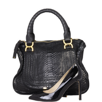 Chloe Marcie Satchel Python