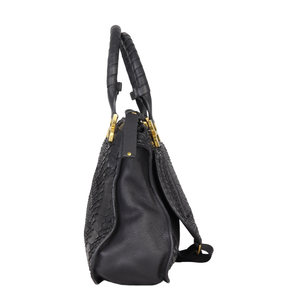 Chloe Marcie Satchel Python