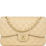 Chanel Classic Double Flap Jumbo | Beige