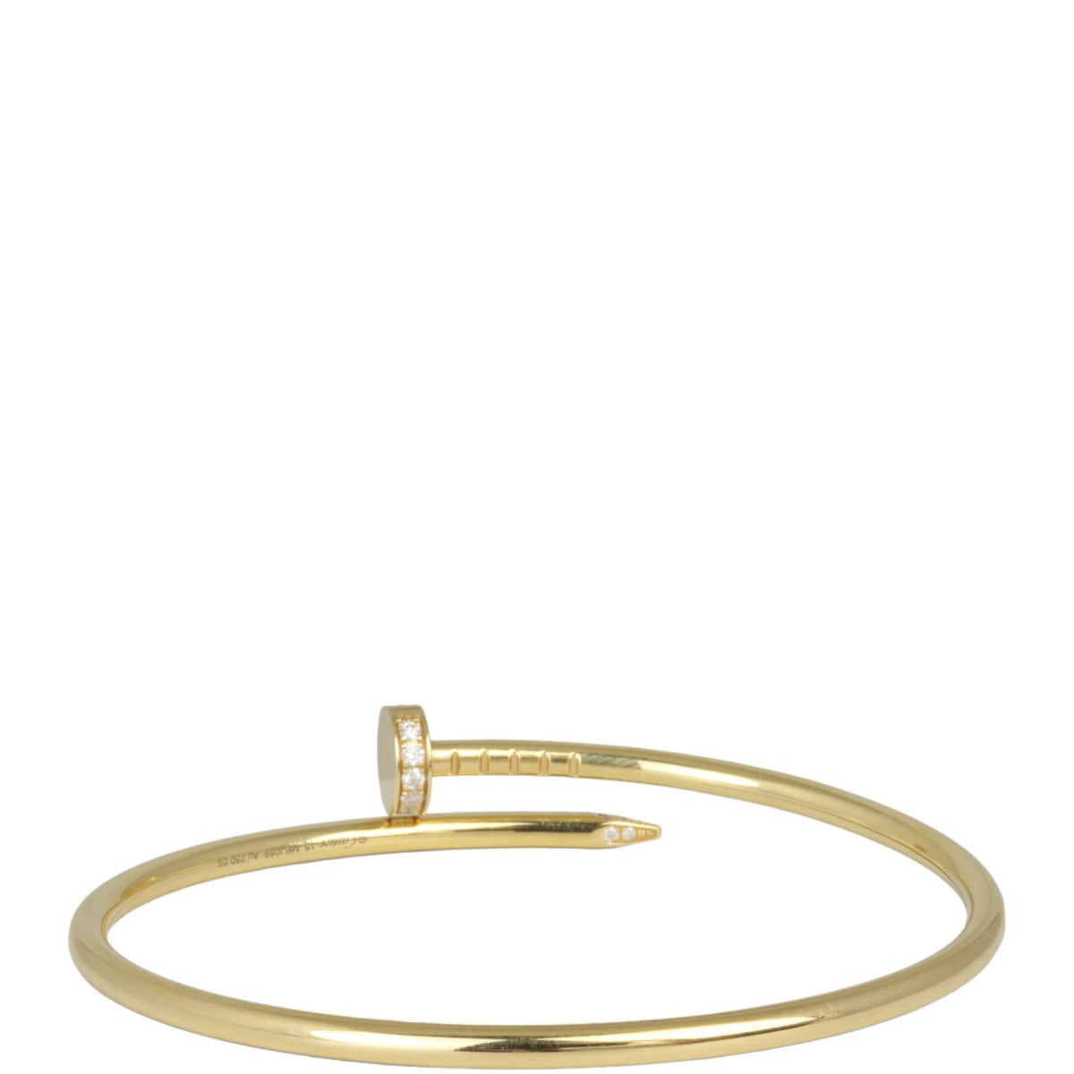 Cartier Juste un Clou Bracelet 18k Yellow Gold Diamond Small