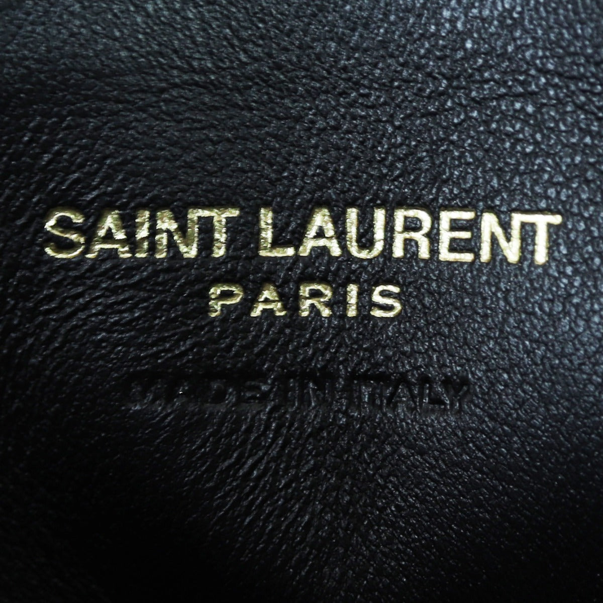 Saint Laurent Lou Mini Camera Bag Interior Stamp