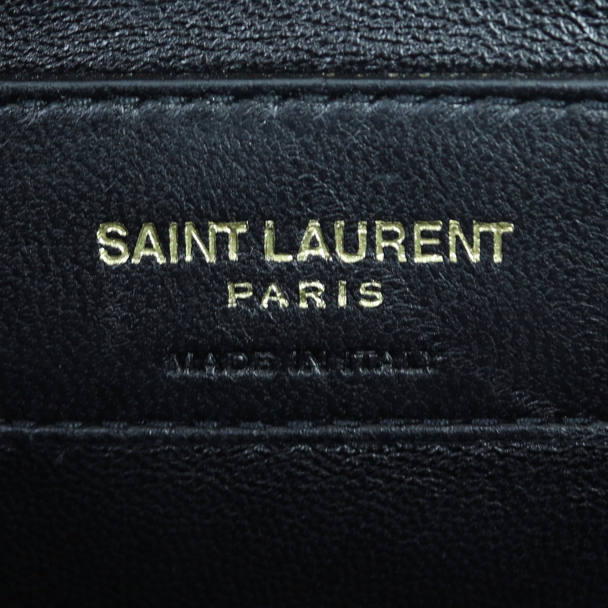 Saint Laurent Kate Rope Flap Bag Interior Stamp