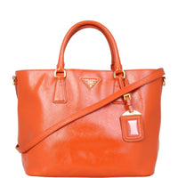 Prada Saffiano Vernice Lux Tote Large