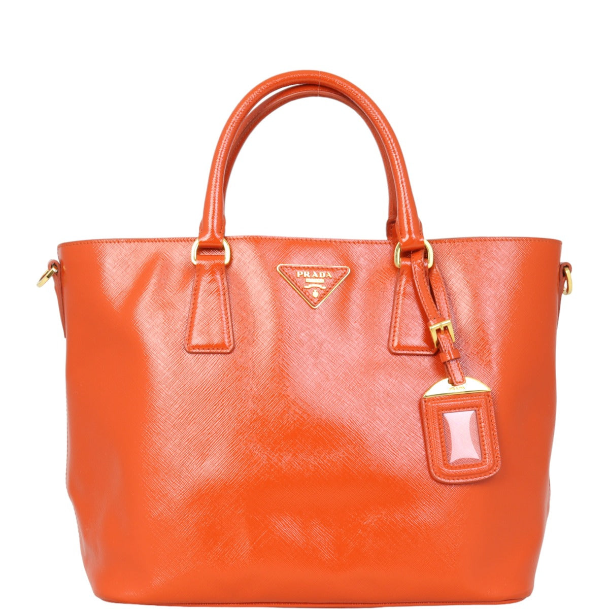 Prada Saffiano Vernice Lux Tote Large