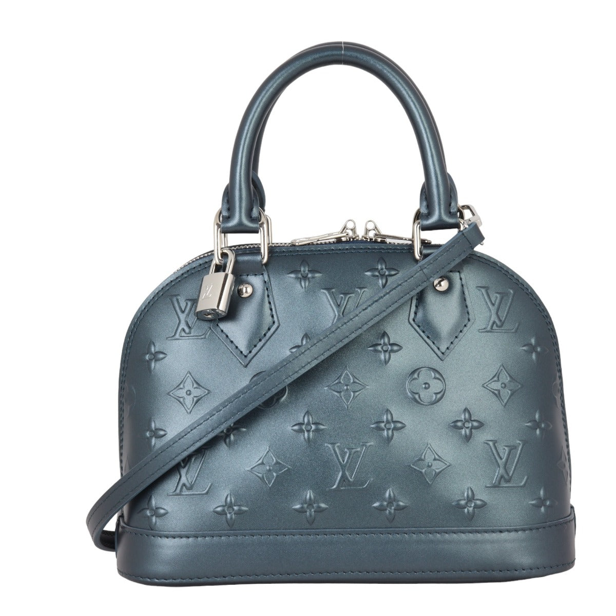 Louis Vuitton Alma BB Monogram Metallic Calfskin
