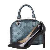 Louis Vuitton Alma BB Monogram Metallic Calfskin