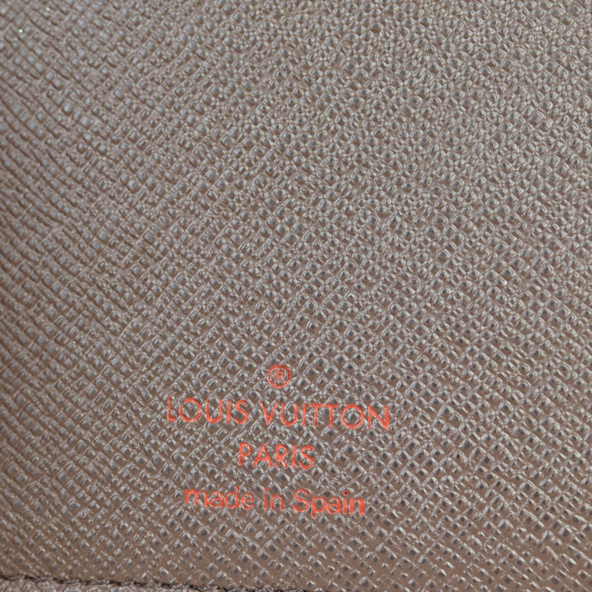 Louis Vuitton Ring Agenda Cover Damier Ebene