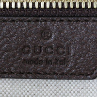 Gucci Jumbo GG Canvas Web Tote Interior Stamp