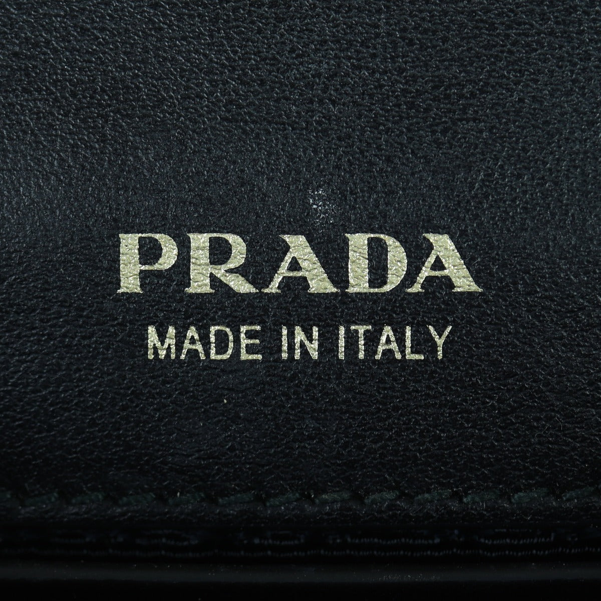 Prada Cahier Belt Bag Interior Stamp