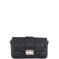Dior Cannage New Lock Pouch Bag front