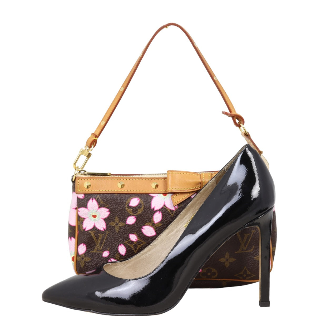 Louis Vuitton Pochette Accessoires Monogram Cherry Blossom