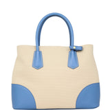 Prada Saffiano Cuir & Canapa Double Bag Medium