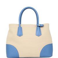 Prada Saffiano Cuir & Canapa Double Bag Medium