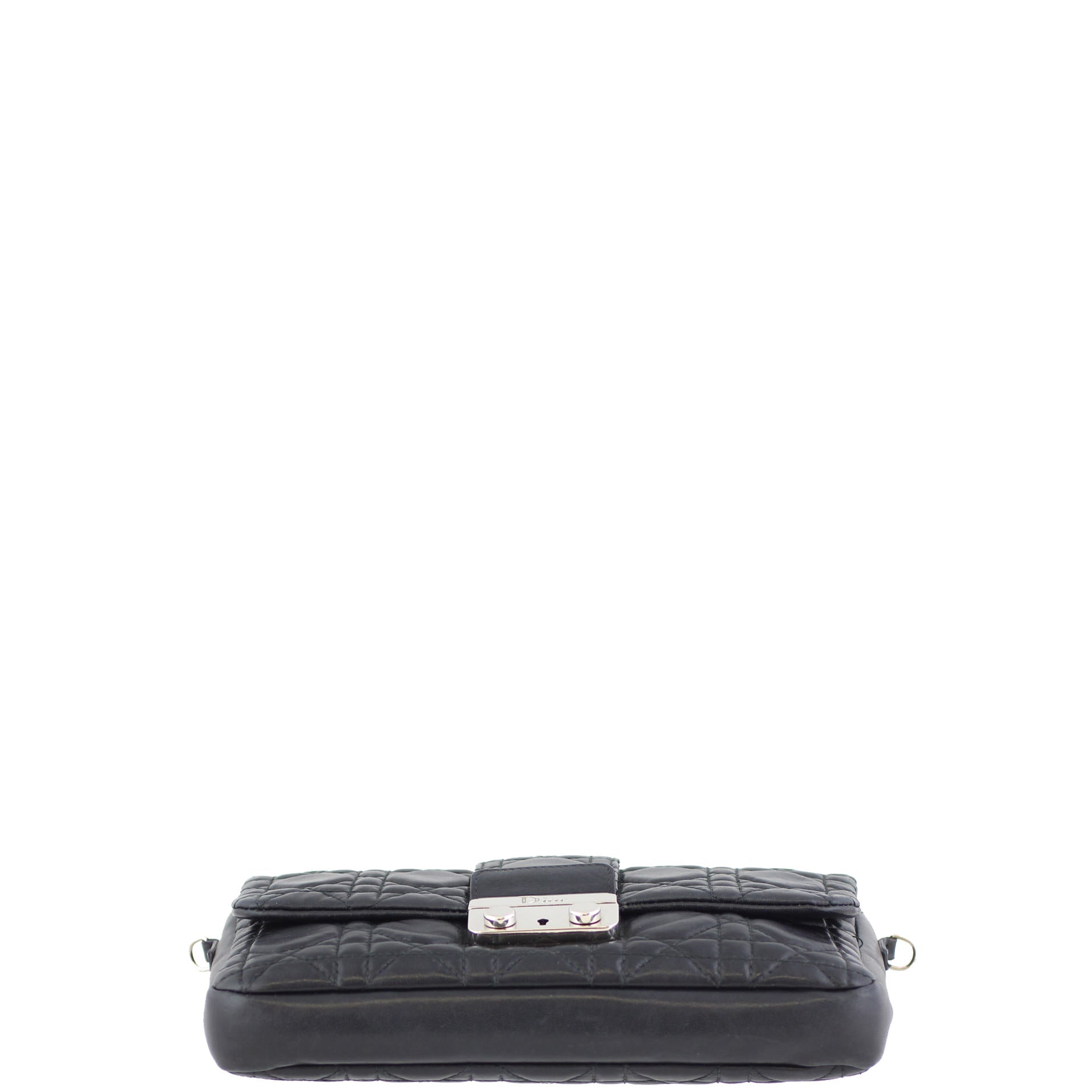 Dior Cannage New Lock Pouch Bag base