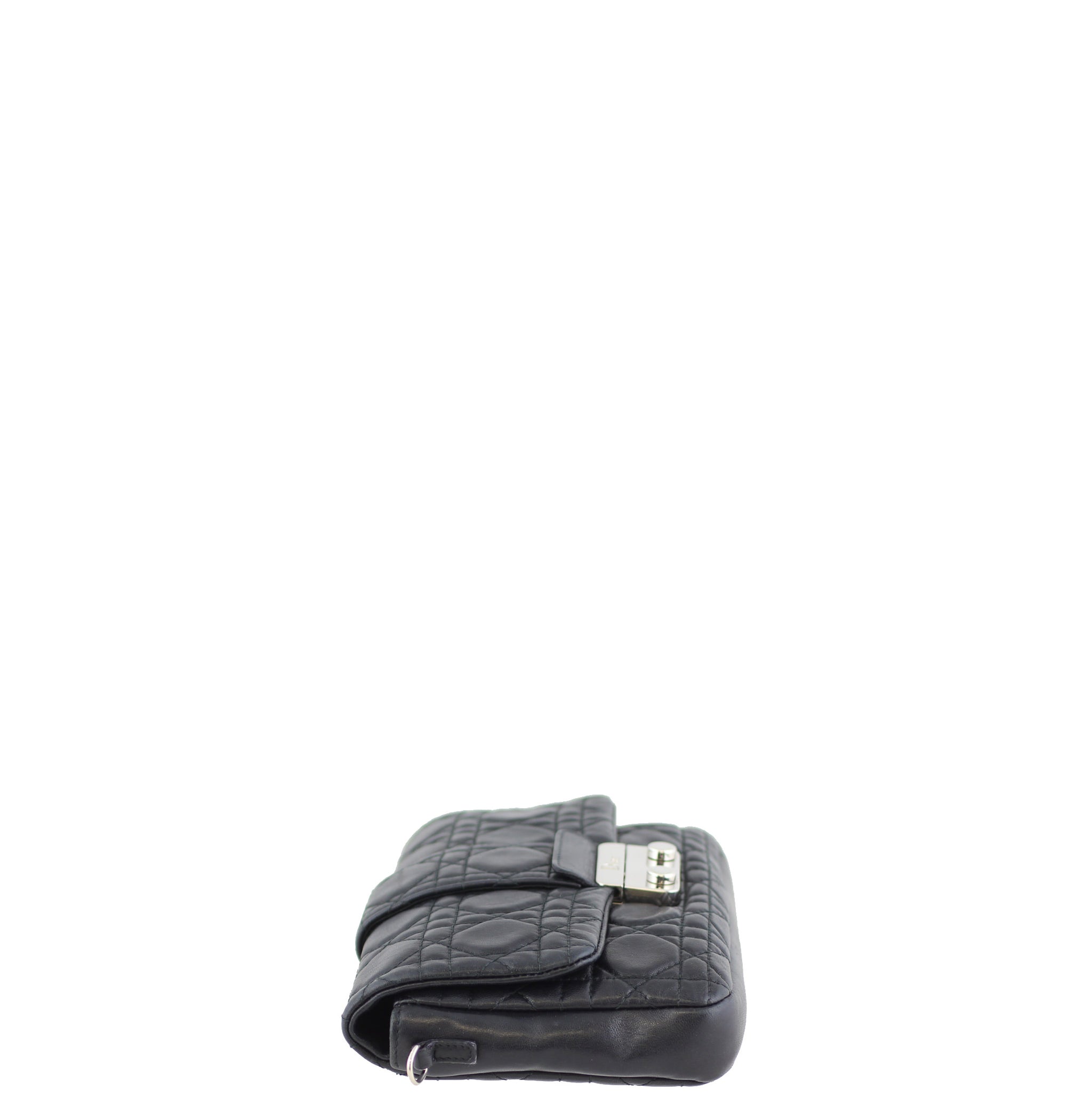 Dior Cannage New Lock Pouch Bag side2