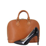 Louis Vuitton Alma PM Epi with Strap | Brown