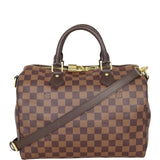 Louis Vuitton Speedy 30 Bandouliere Damier Ebene