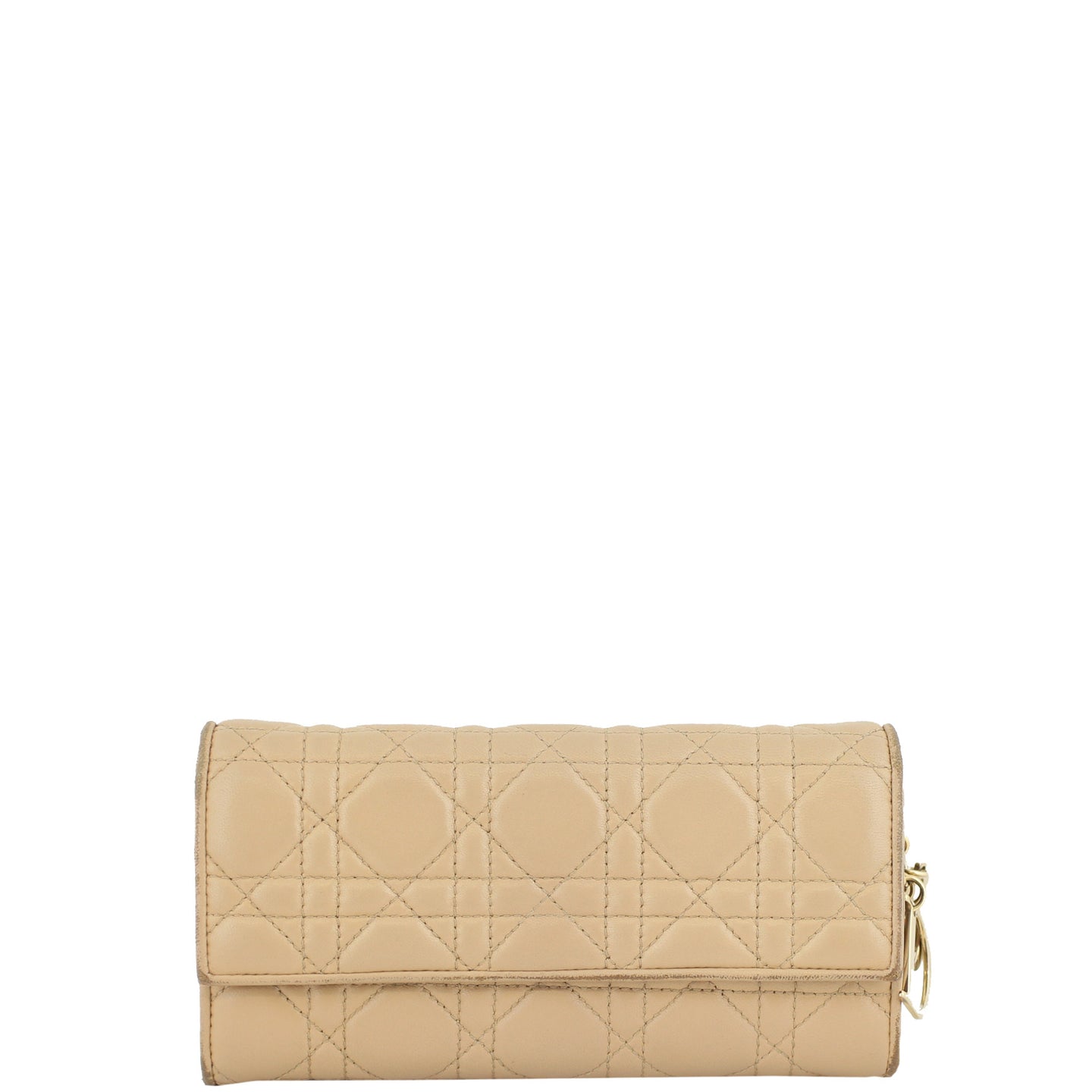 Dior Lady Dior Chain Wallet front