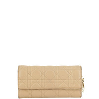Dior Lady Dior Chain Wallet front