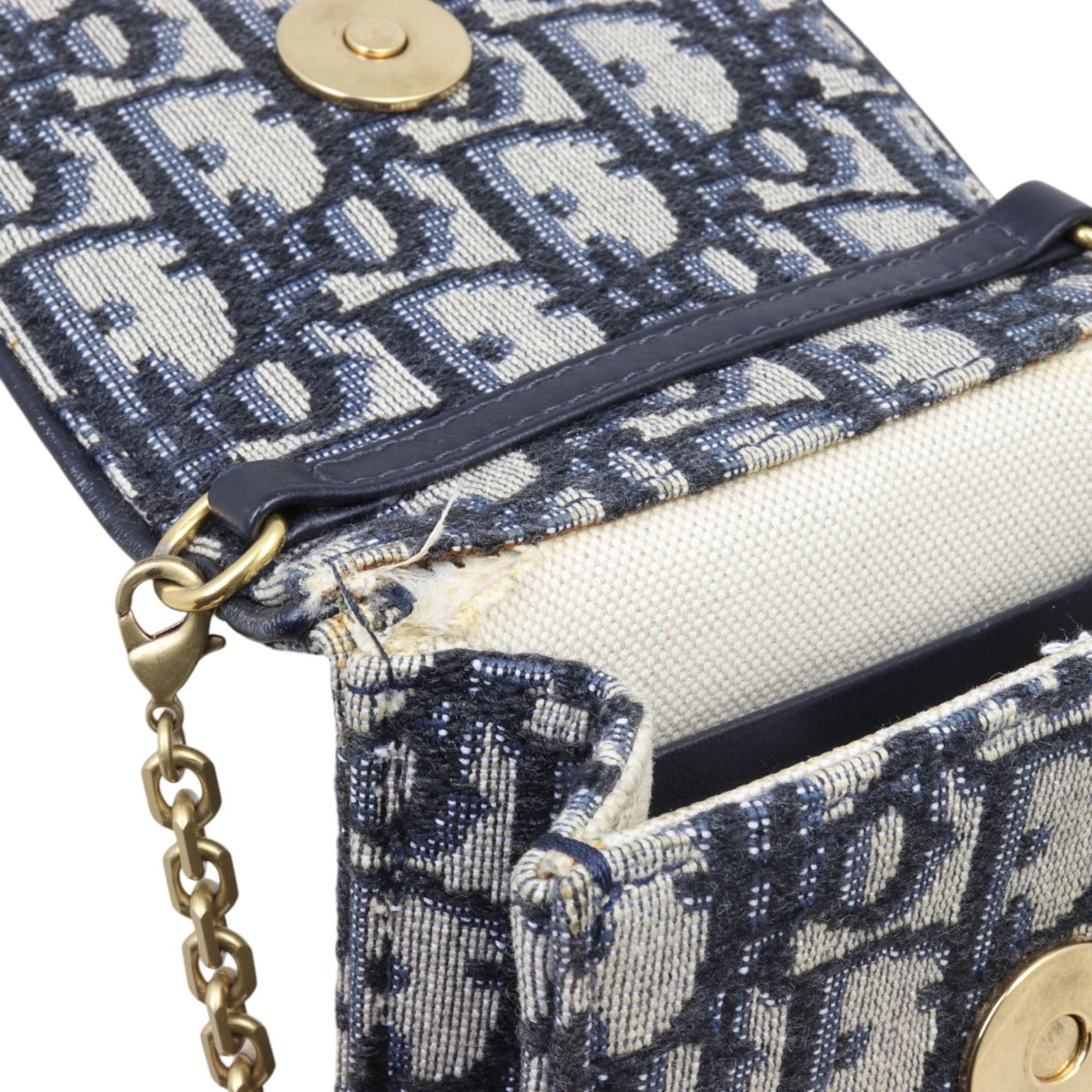 Dior Vertical Saddle Pouch Oblique