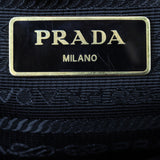 Prada Saffiano Lux Galleria Double Zip Tote Medium Interior Stamp