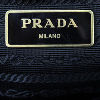 Prada Saffiano Lux Galleria Double Zip Tote Medium Interior Stamp