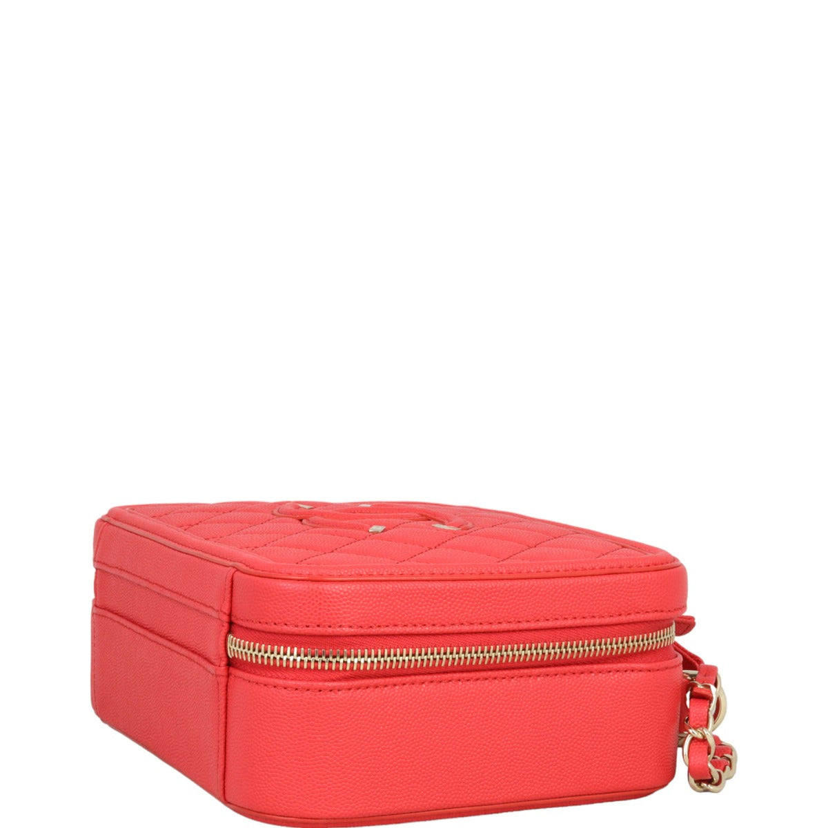 Chanel CC Filigree Vanity Medium | Red