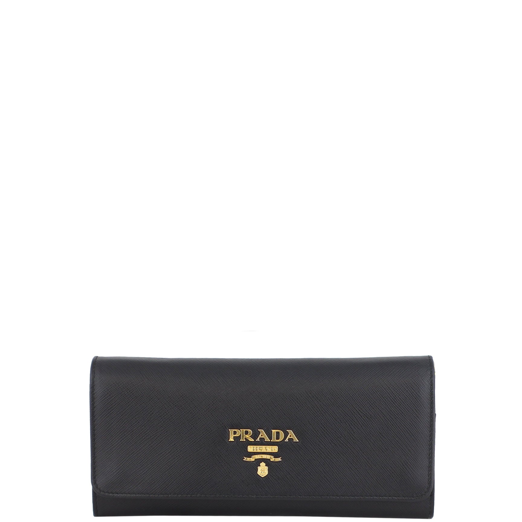 Prada Saffiano Lux Chain Wallet front