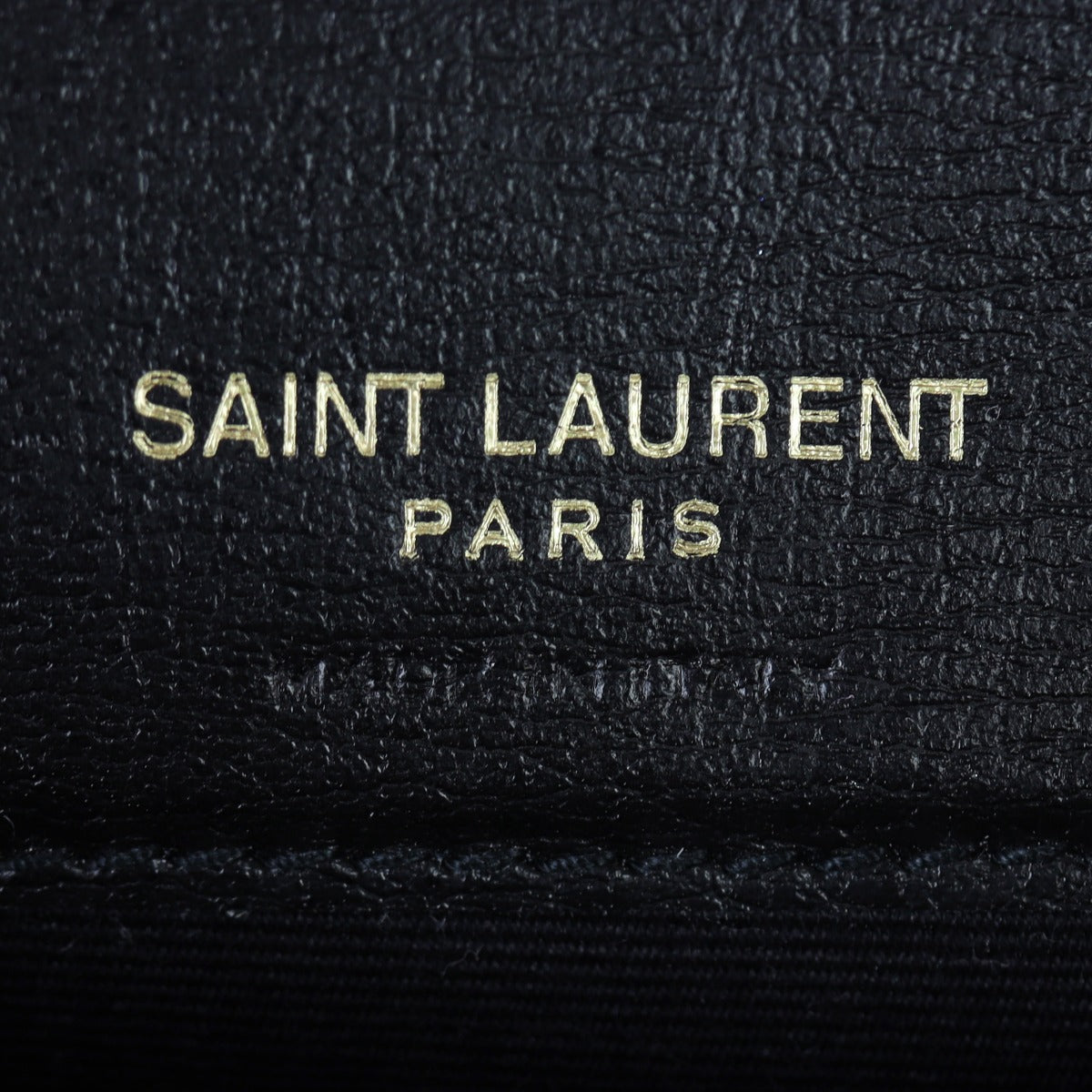 Saint Laurent Cassandre Phone Holder on Chain Interior Stamp