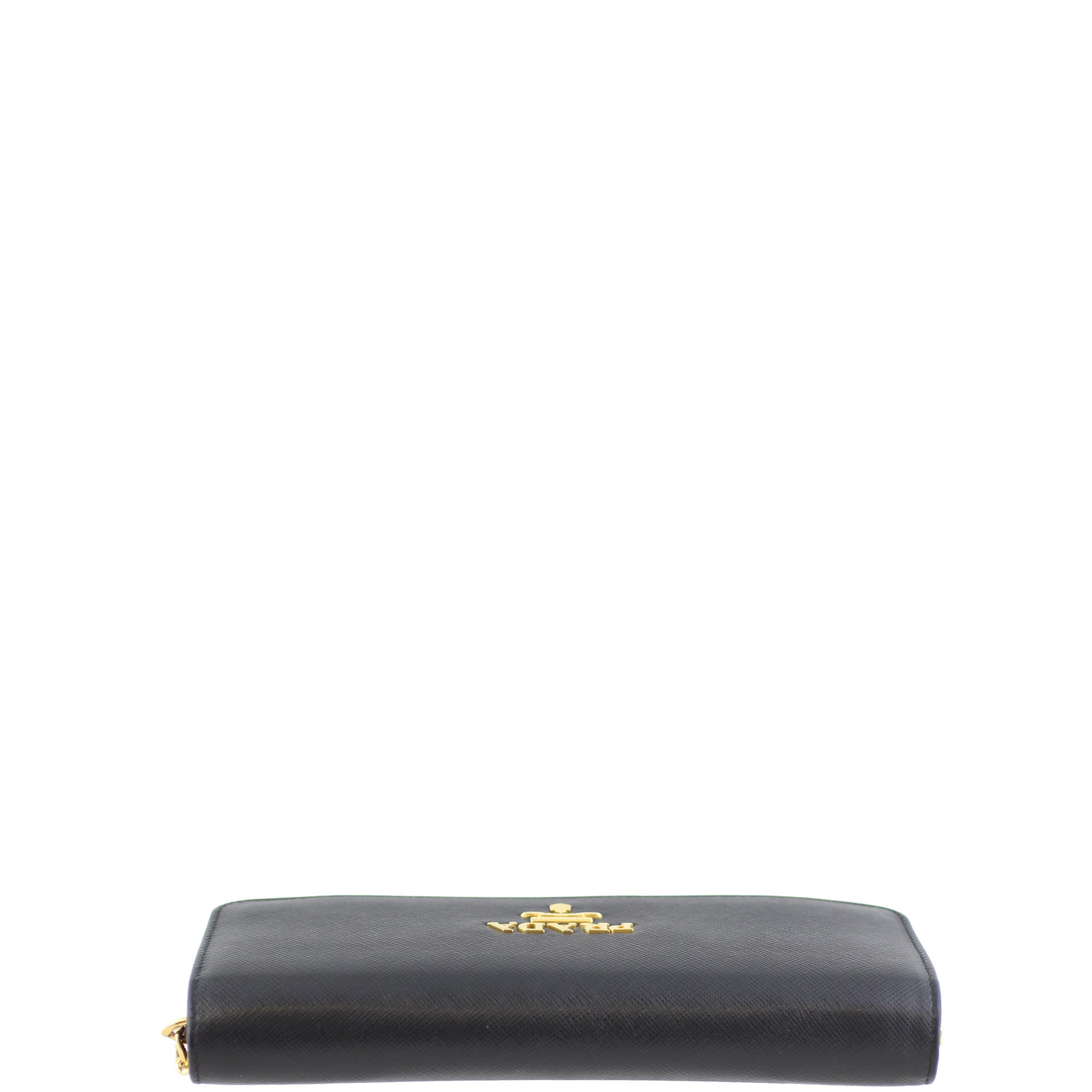 Prada Saffiano Lux Chain Wallet top