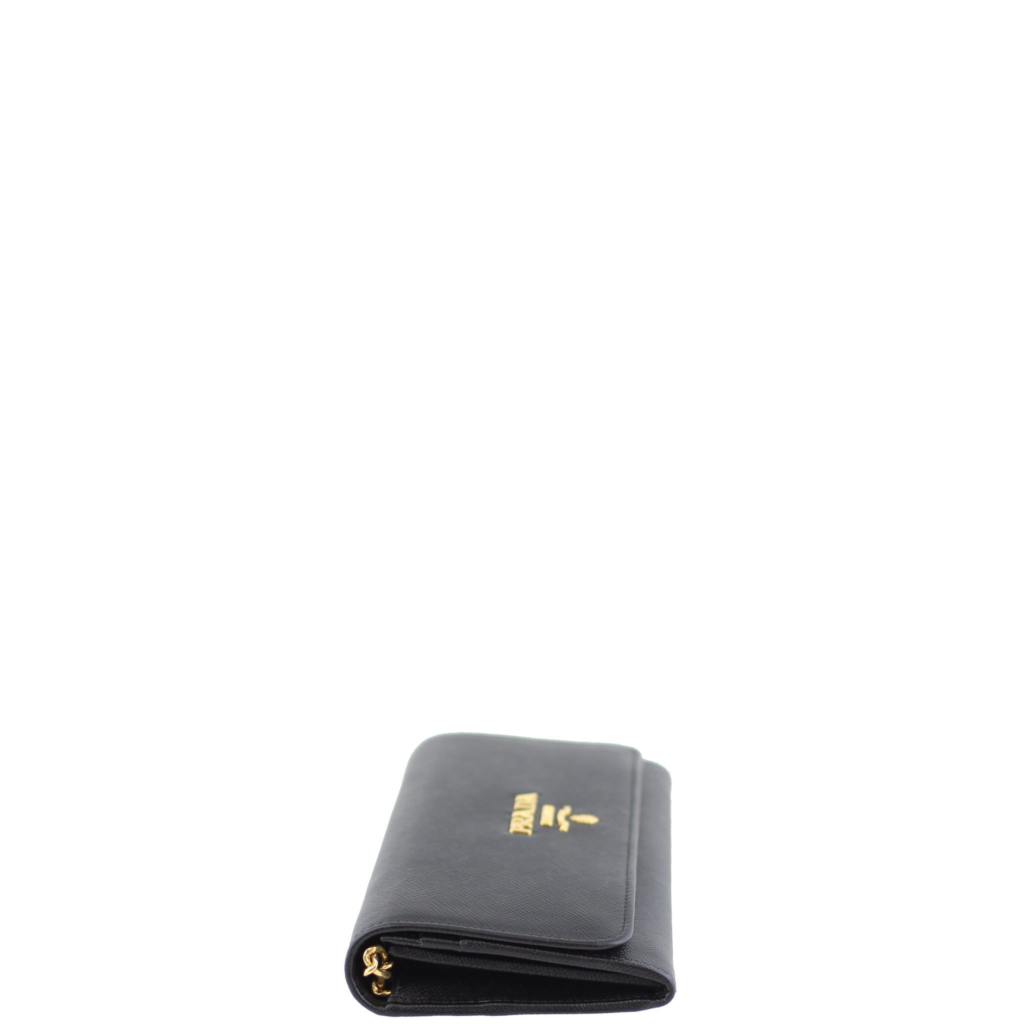 Prada Saffiano Lux Chain Wallet side