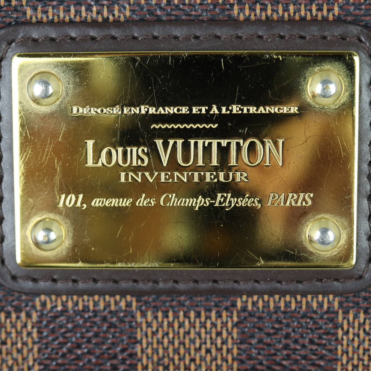 Louis Vuitton Eva Pochette Damier Ebene Hardware
