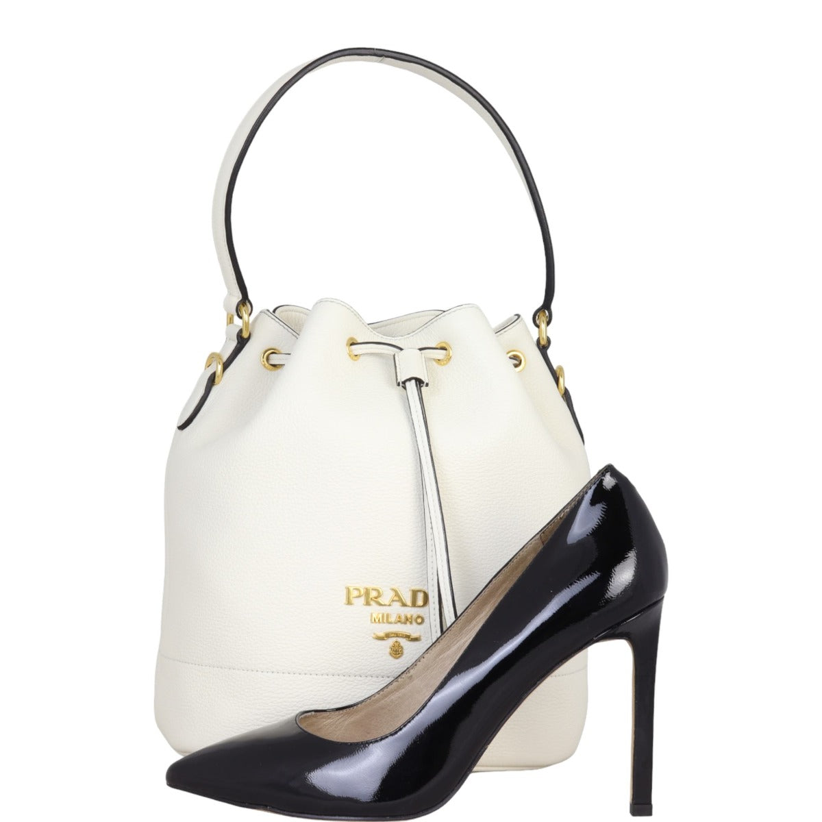 Prada Vitello Daino Bucket Bag