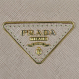 Prada Saffiano Two Way Tote (cammeo) Hardware