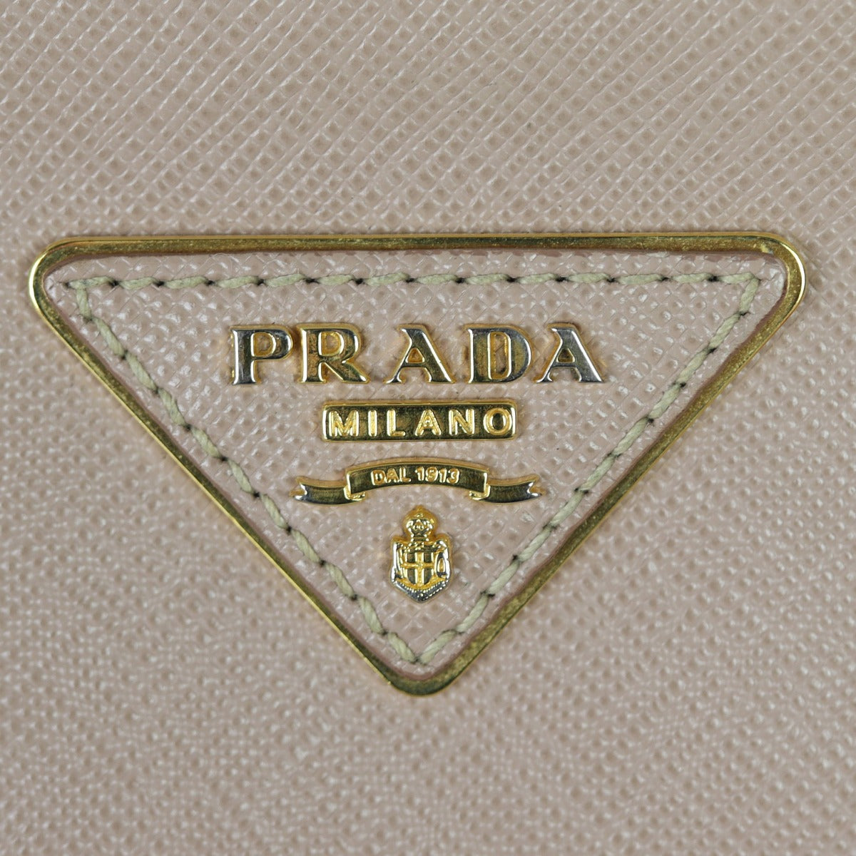 Prada Saffiano Two Way Tote (cammeo) Hardware