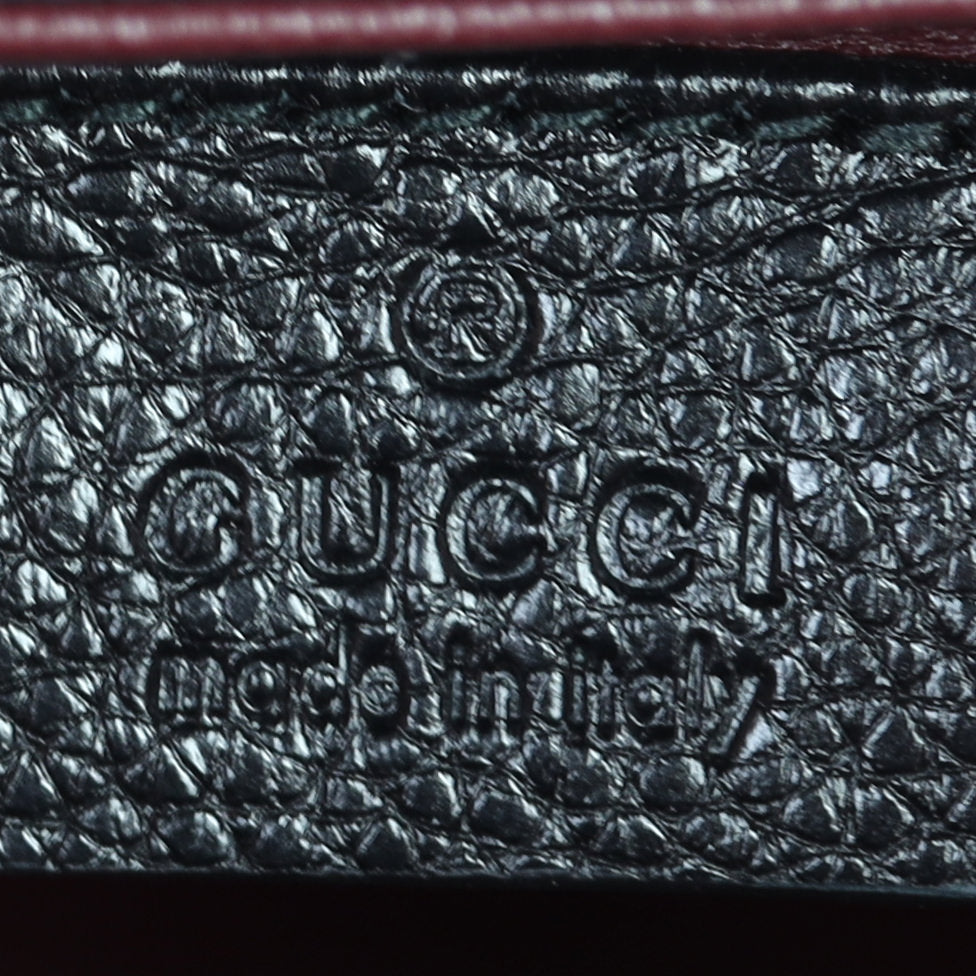 Gucci Zumi Small Tote Interior Stamp