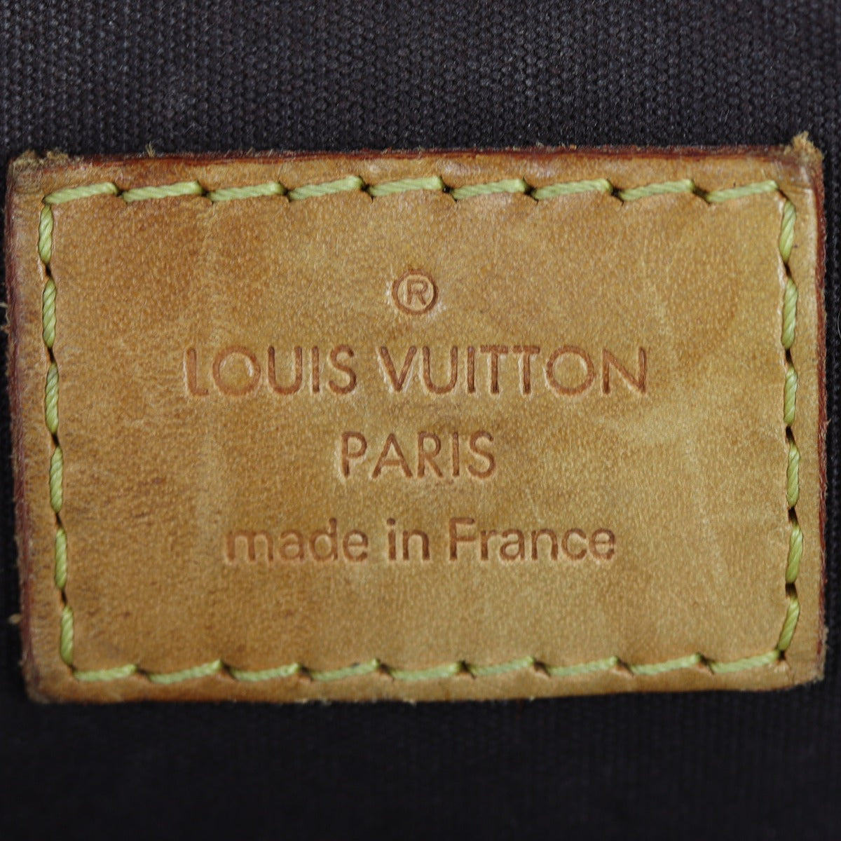 Louis Vuitton Alma BB Monogram Vernis Interior Stamp