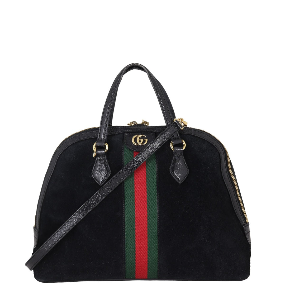 Gucci Ophidia Suede Top Handle Tote Bag