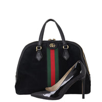Gucci Ophidia Suede Top Handle Tote Bag