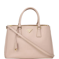 Prada Saffiano Lux Galleria Double Zip Tote Medium