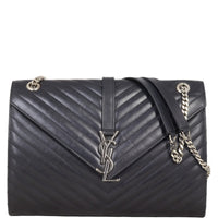 Saint Laurent Matelasse Envelope Large Bag
