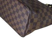 Louis Vuitton Saleya PM Damier Ebene Corner Close Up