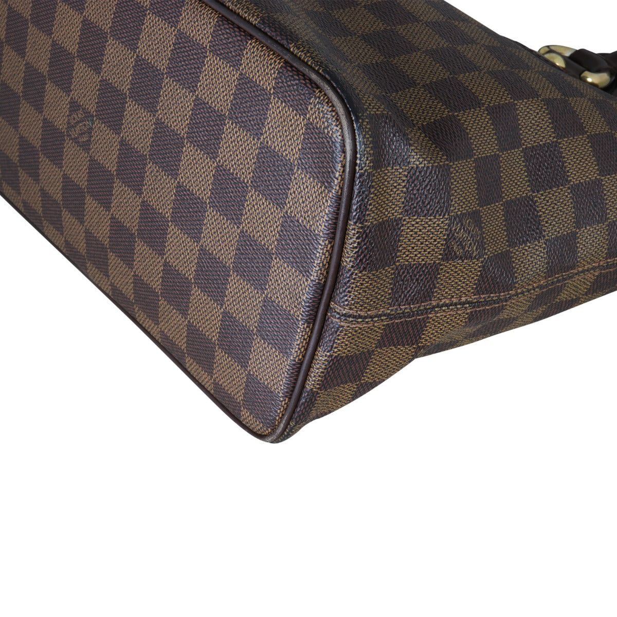 Louis Vuitton Saleya PM Damier Ebene Corner Close Up