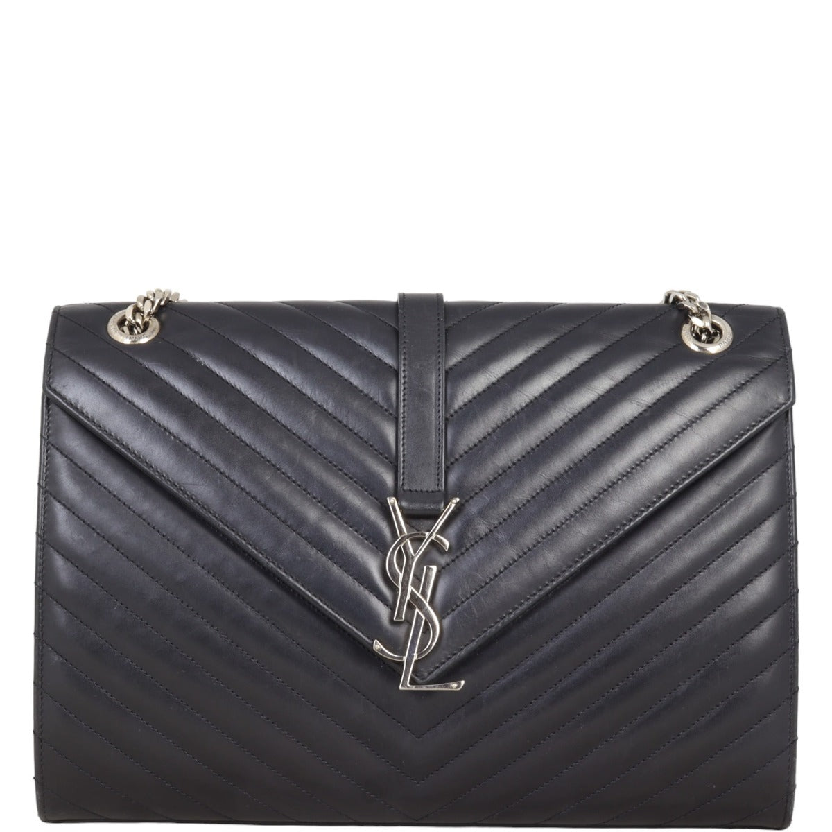 Saint Laurent Matelasse Envelope Large Bag
