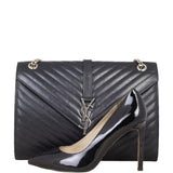 Saint Laurent Matelasse Envelope Large Bag