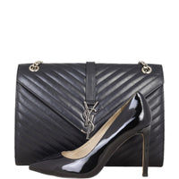 Saint Laurent Matelasse Envelope Large Bag