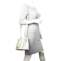 Prada Saffiano Lux Galleria Double Zip Tote Small