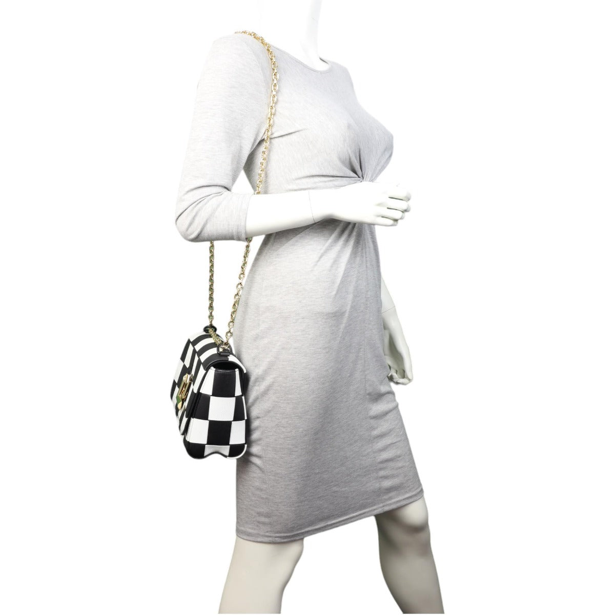 Louis Vuitton Twist MM Epi Checkered