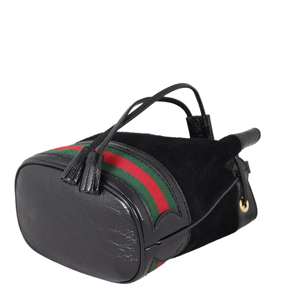 Gucci Ophidia Suede Bucket Bag Mini