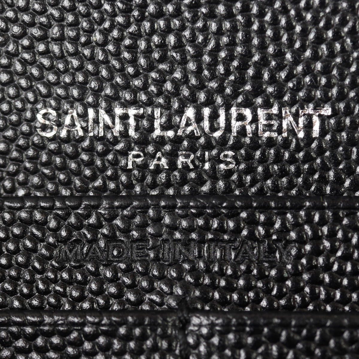 Saint Laurent Cassandre Large Flap Wallet Interior Stamp